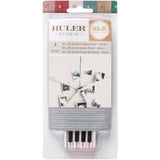 Ruler Studio 6" White Folded Ruler