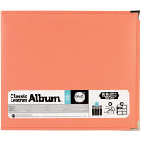 Coral 12x12 Classic Leather D-Ring Album