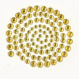 Deep Yellow Rhinestones